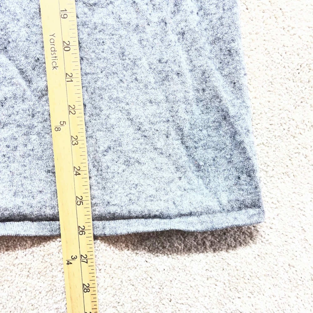 The North Face Quarter Zip Sweater Mens XL Gray Cotton Wool Blend Fleece Collar - Picture 5 of 11